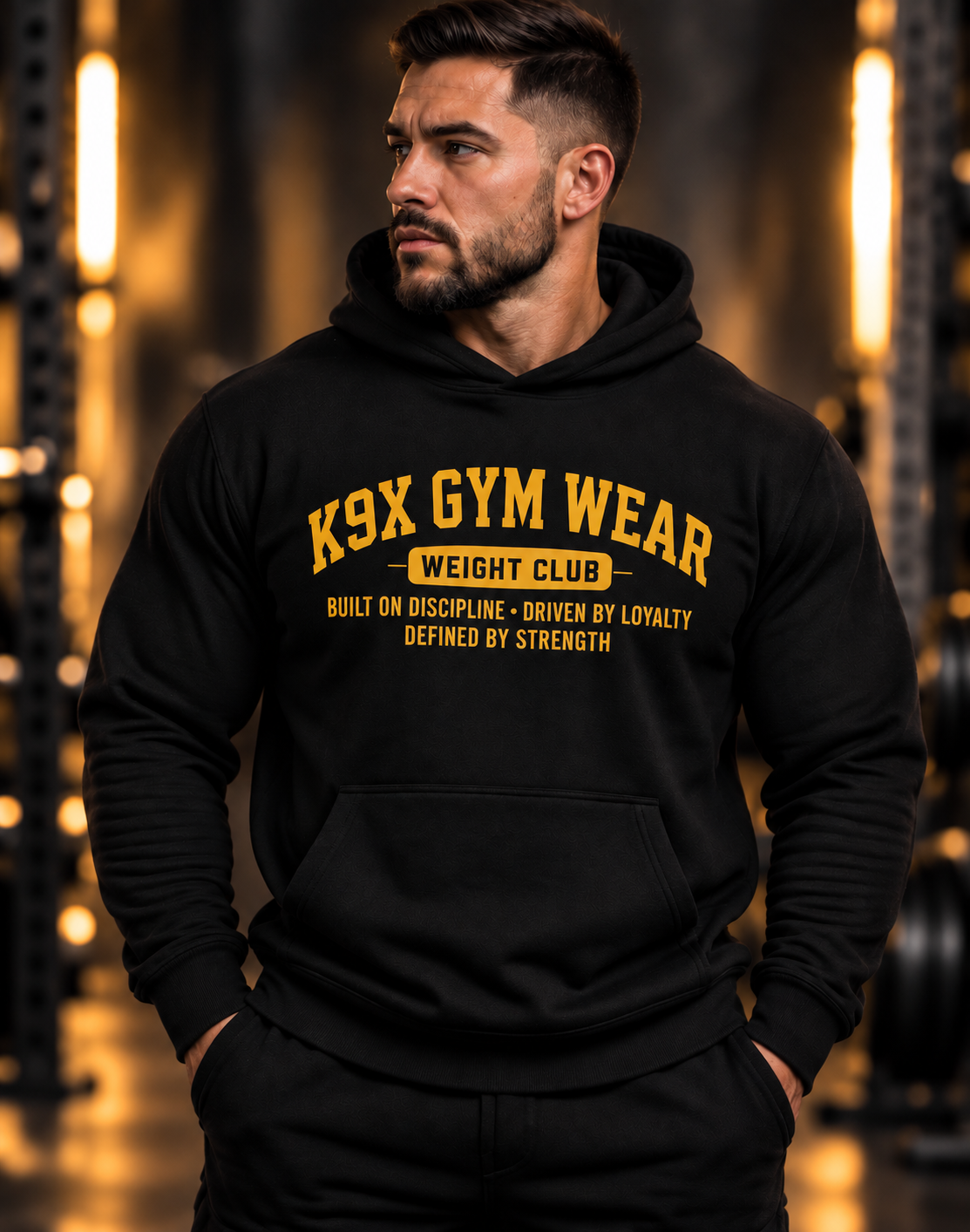 K9X Weight Club Men’s Premium Heavyweight Hoodie
