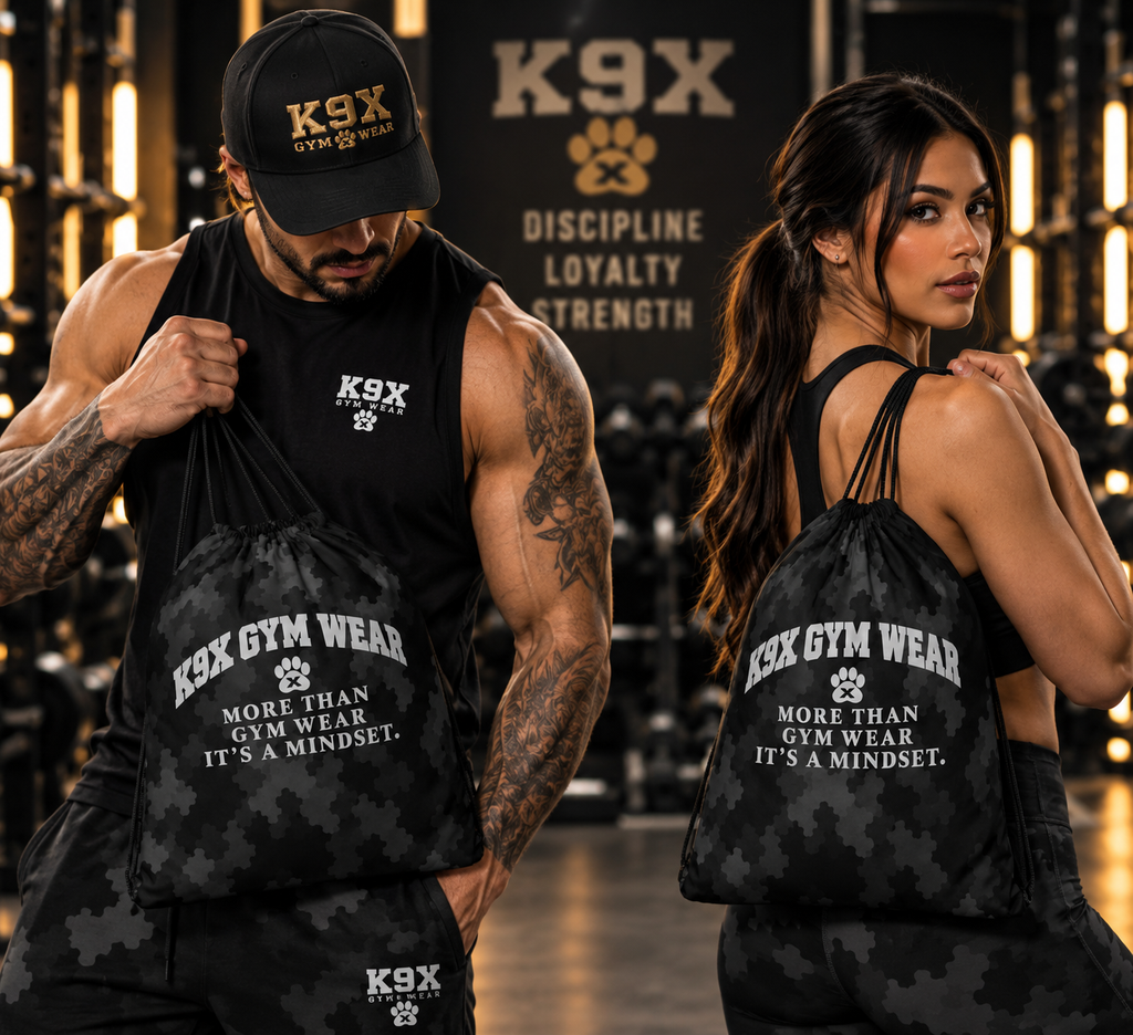 K9X Tactical Camo Training Drawstring Bag
